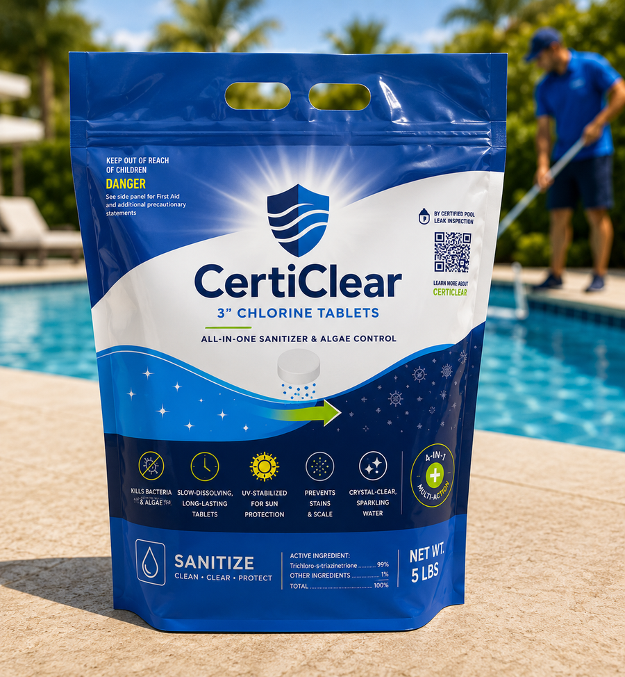 CertiClear 3" Chlorine Tablets - 5 lb Bag